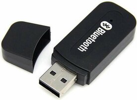 USB Bluetooth ontvanger met 3.5mm aux aansluiting- Kleur ZWART 