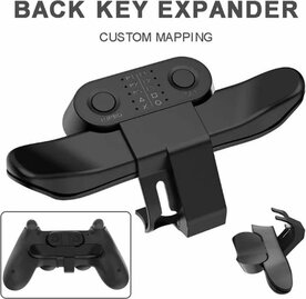 Backpaddles voor PS4 Controller &ndash; Back Button Attachment &ndash; Verstelbaar &ndash; Zwart