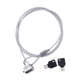 Universeel Laptop Kabelslot &ndash; 1 Meter &ndash; Met 2 Sleutels &ndash; Stalen Beveiligingskabel voor Laptop &amp; Monitor