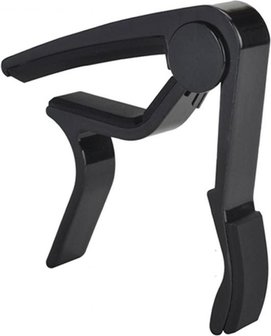 LUXE Aluminium Gitaar Capo - Professionele Capo - Gitaar Klem - Gitaarklem - Guitar Capo - Elektrische gitaar -Gitaarcapo - Akoestische Gitaar - Klassieke Gitaar - Capodaster - ZWART