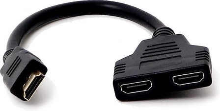 HDMI Splitter naar twee poorten