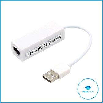 USB naar Internet - Ethernet LAN Netwerk Adapter 2.0 - UTP - Wit