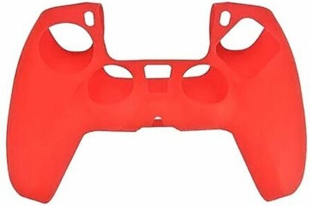 Rood - Playstation 5 Controller Skin - PS5 Silicone Hoes - Playstation 5 Accessoires - Cover - Hoesje - Siliconen skin case - Rood