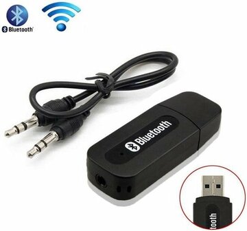 Draadloze USB Bluetooth Audio Adapter / Receiver (Ontvanger)