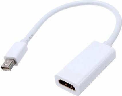 Mini displayport naar HDMI adapter - Wit &ndash; Thunderbolt naar HDMI