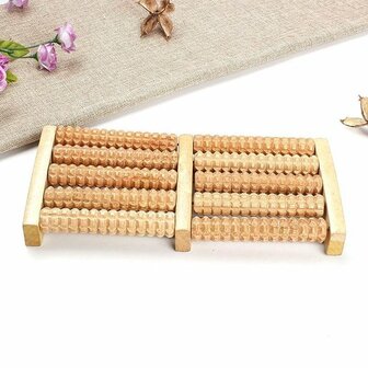 Houten Voetroller - Voetmassage Roller Apparaat - Voet Massage Roller