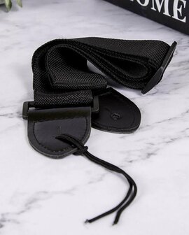 Professionele Verstelbare Stevige Gitaarband - Gitaarbanden - Guitar strap Band - Gitaarriem - Gitaar Riem - Bas Elektrische Akoestische Klassieke Gitaar - Verstelbaar - Nylon - Zwart