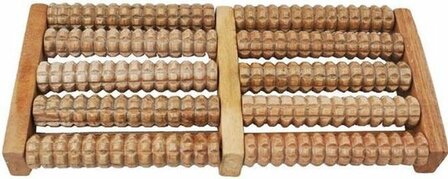 Houten voetmassage roller - Voet massage - Reflexologie - Voetroller