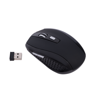 Draadloze muis - Optisch - USB - 2,4GHz - 1200 DPI