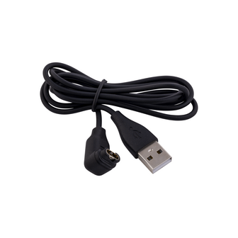 Garmin USB Oplaadkabel &ndash; 1 Meter &ndash; Hoekstekker &ndash; Compatibel met Garmin Smartwatches &ndash; Zwart