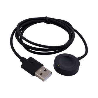 Fossil USB Oplaadkabel &ndash; 1 Meter &ndash; Zwart &ndash; Magnetische Oplader &ndash; Compatibel met alle modellen (Gen 4 t/m Gen 6)