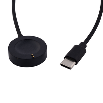 Fossil USB-C Oplaadkabel &ndash; 1 Meter &ndash; Zwart &ndash; Magnetische Oplader &ndash; Compatibel met alle modellen (Gen 4 t/m Gen 6)