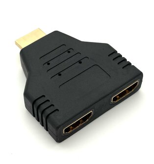 HDMI Splitter 1 naar 2 &ndash; HDMI Verdeler &ndash; Full HD 1080p