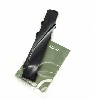 Siliconen Bandje Geschikt voor Fitbit Charge 5 / 6 &ndash; Maat L &ndash; Donkerblauw