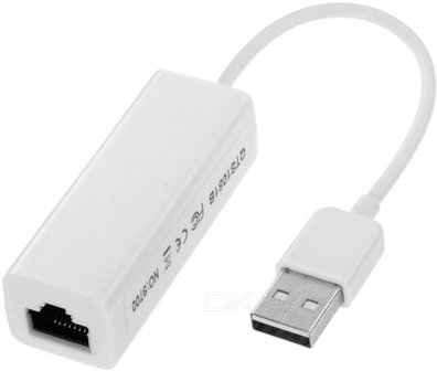 USB 2.0 Naar Ethernet Adapter (RJ45) - 10/100Mbps