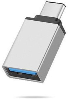 USB-C 3.1 naar USB 3.0 A Female Adapter met OTG functie voor onder andere Macbook en Chromebook.