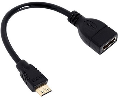 Mini HDMI naar HDMI Adapter 1080P