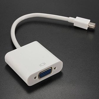 Thunderbolt Mini DP Display naar VGA Adapter