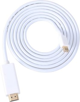 Thunderbolt/Mini Displayport naar HDMI Kabel 1.8m Lengte Male to Male Adapter Macbook Extern Scherm Adapter