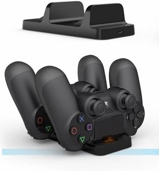 AM-IP Controller Dock Charger Oplaad Station Voor PS4 - Playstation 4 USB Docking Op Laadkabel - Laadstation