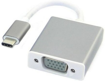 USB-C naar VGA 1080P &ndash; metaalkleur
