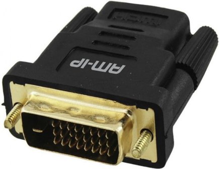 DVI naar HDMI adapter Gold Plated 24+1