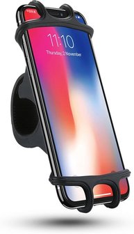 Telefoonhouder Voor Op De Fiets , Scooter, Motor| Mobiel Op De Fiets | Universeel | Houder Telefoon | Mobiele Telefoon Houder| Fietsstuur | GSM | Houder | Houder iPhone