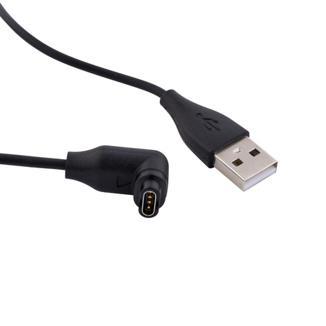 Garmin USB Oplaadkabel – 1 Meter – Hoekstekker – Compatibel met Garmin Smartwatches – Zwart