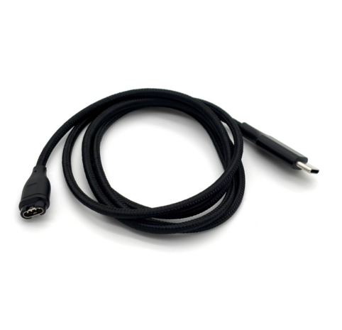 Garmin USB-C Oplaadkabel – 1 Meter – Nylon Gevlochten – Compatibel met Garmin horloges