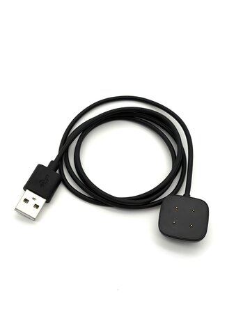 Fitbit Versa & Sense Oplaadkabel &ndash; 1 Meter &ndash; Zwart &ndash; Magnetische Oplader &ndash; Compatibel met Versa 3/4 & Sense 1/2