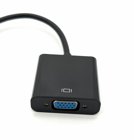 DisplayPort naar VGA adapter &ndash; Full HD 1080p &ndash; DisplayPort male naar VGA female