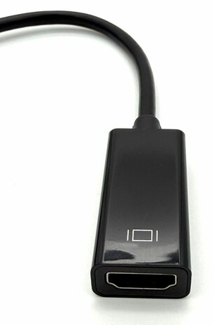 DisplayPort naar HDMI adapter &ndash; Full HD 1080p &ndash; DisplayPort male naar HDMI female