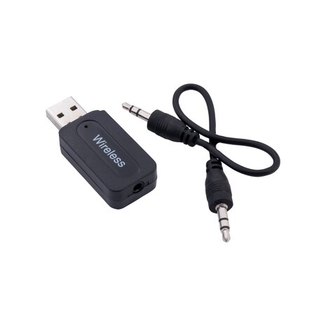 Bluetooth Audio Adapter &ndash; USB Draadloze Ontvanger &ndash; 3.5mm