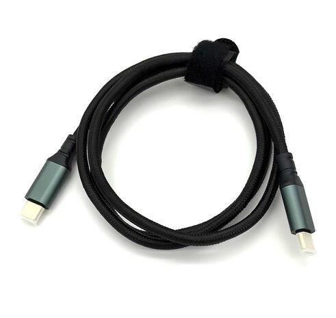 USB-C naar USB-C Kabel &ndash; 20Gbps &ndash; 8K &ndash; 100W &ndash; 1 Meter &ndash; Nylon
