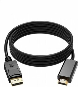 DisplayPort naar HDMI Kabel – 1,8 Meter – 1080p Adapterkabel – Zwart
