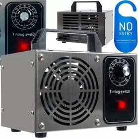 Ozongenerator Luchtreiniger - 20.000mg/h - Bereik 100-120m2 - 150W - 1 uur Timer - Tegen Hooikoorts, Virussen en Allergenen - Makkelijk te gebruiken - Ozon Generator
