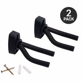 Gitaar Wandbeugel Set van 2 Stuks – Universeel – Voor Gitaar, Bas, Ukelele & Viool