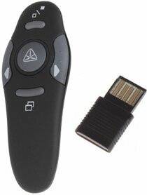 Draadloze presenter met laser pointer - Plug & play door middel van USB - Altijd goed bereik binnen 10 meter en met comfortabele grip